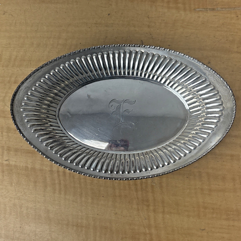 Sterling Silver Bowl w/ Monogram - 217 grams