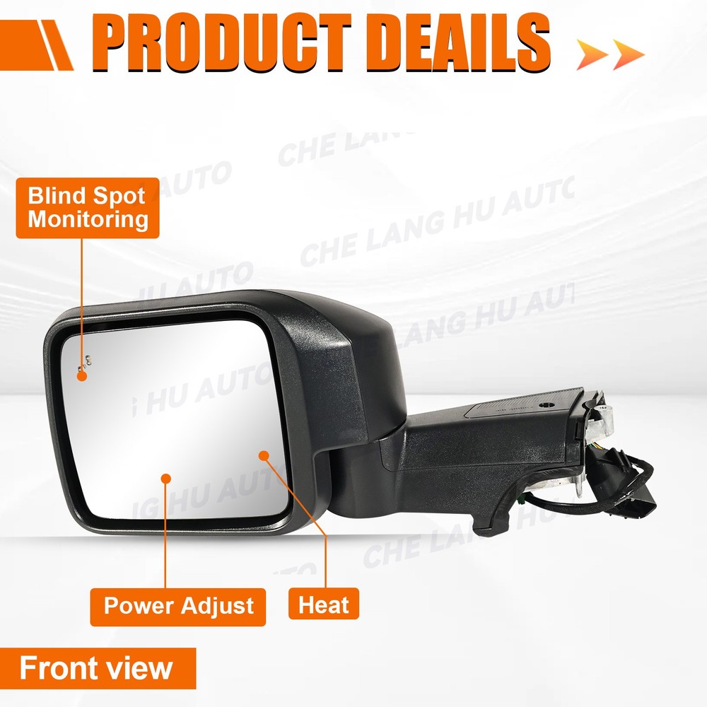 Left Driver Side Mirror W/ Blind Spot Camera For Ford Bronco 2020 -2025
