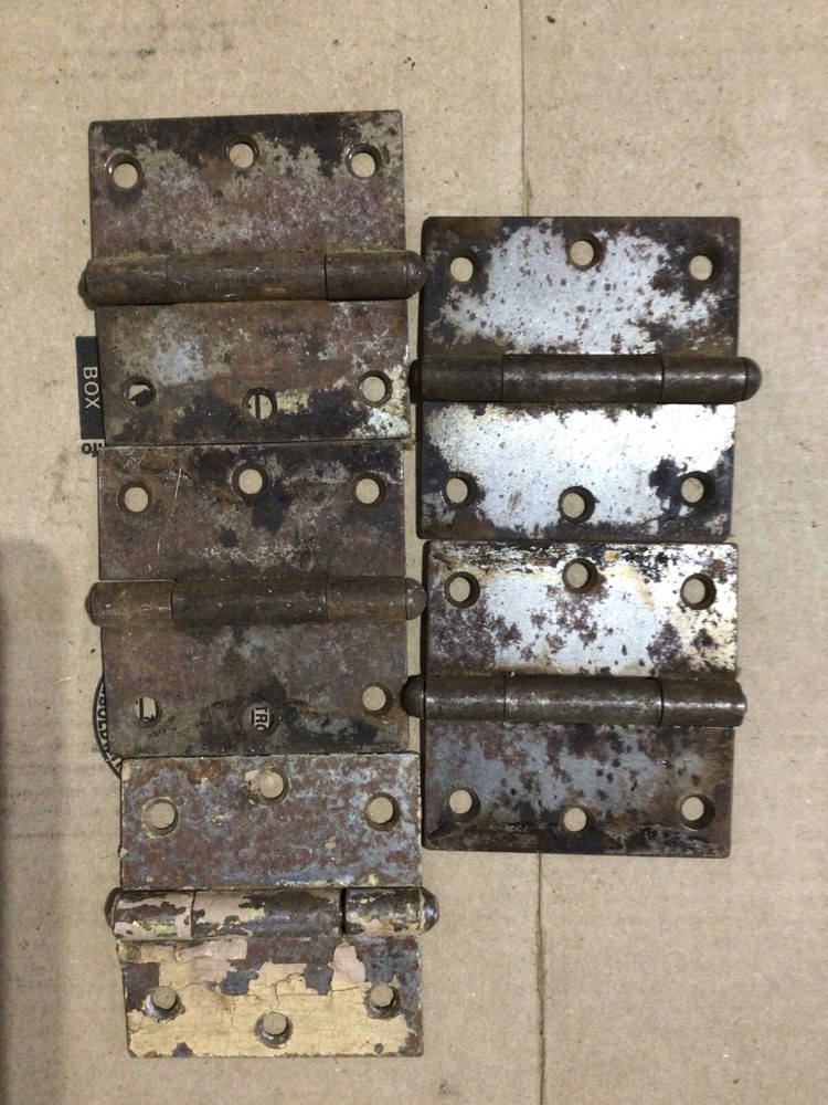 Vintage 3.5 inch hinges (5)