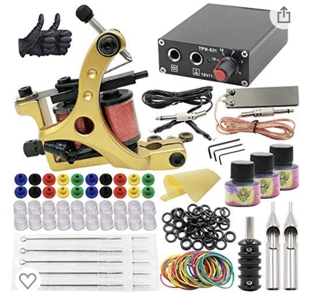 Starter Tattoo Machine Kit - Equipment Set