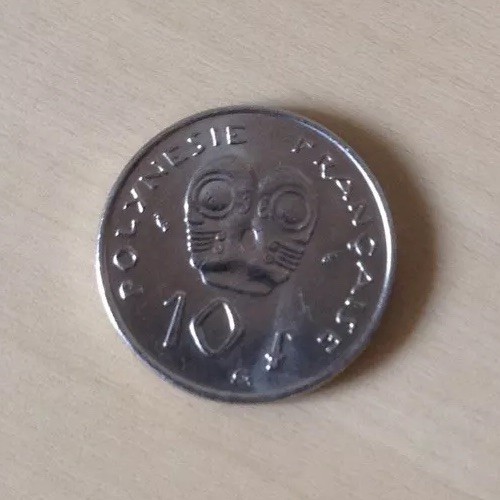 1984 French Polynesia 10 Cent Coin. Uncirculated.