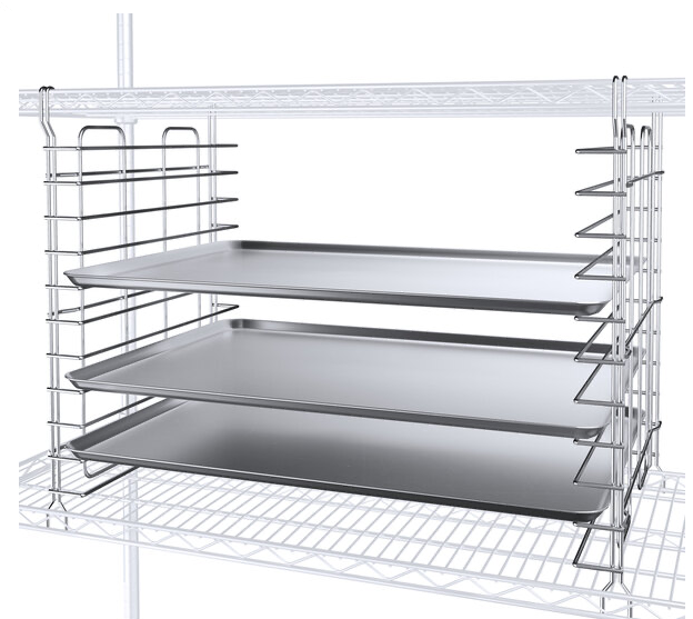 Regency Trail Slide for 18" Deep Chrome Shelves - 2 Pack