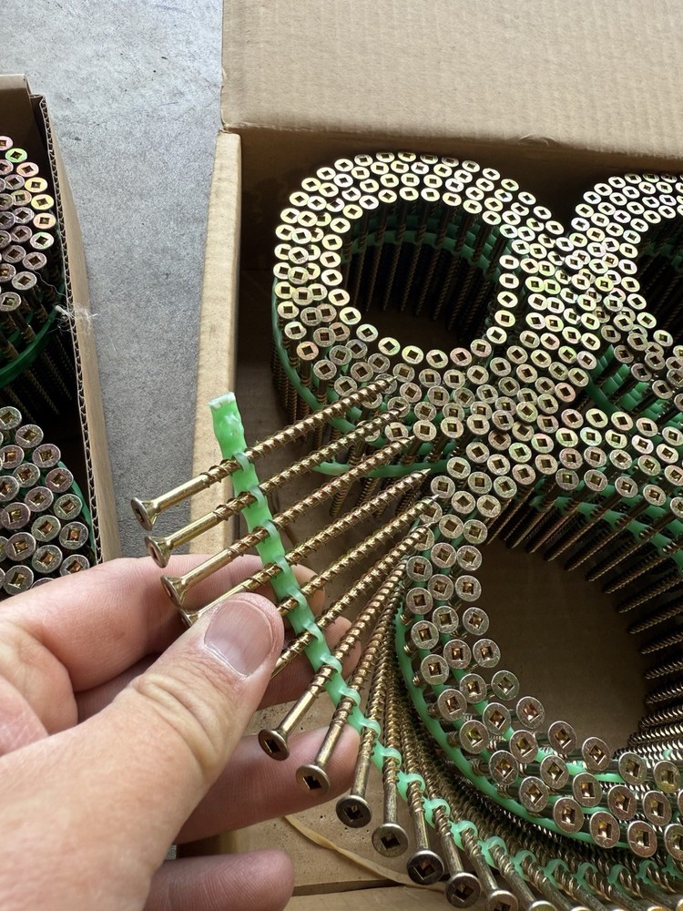 MURO® #8 x 3" Twinfast Coarse Thread Bugle Head #2 Square Drive Sharp Point