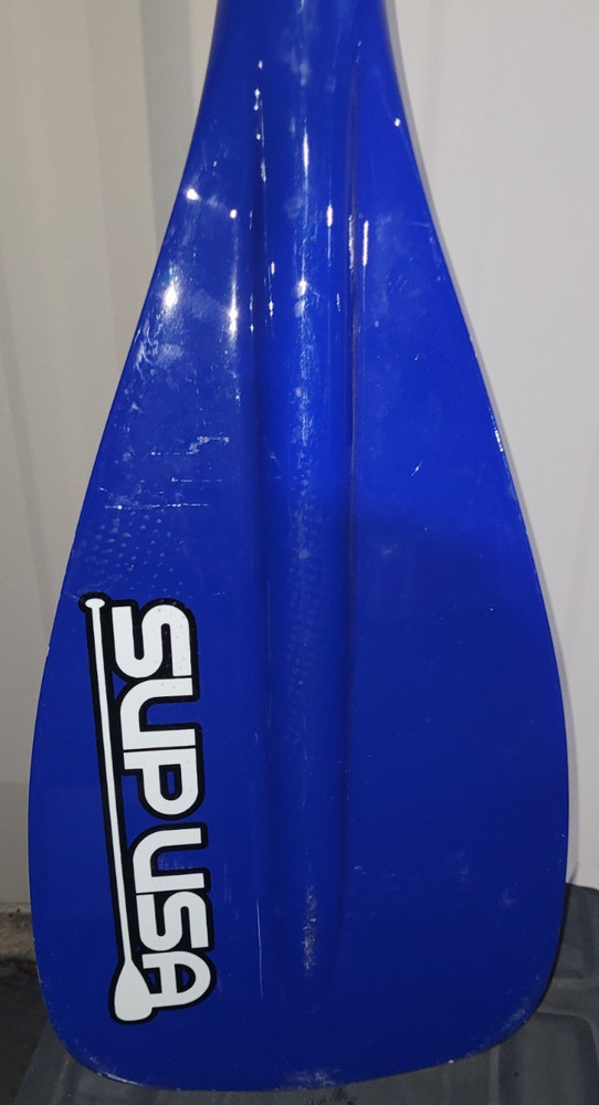 Blue Carbon Fiber Adjustable SUP USA Paddle for paddleboard
