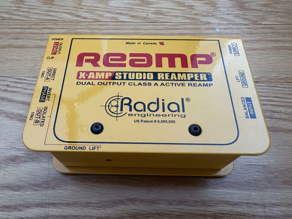 Radial Engineering X-Amp Studio ReAmper - Active Reamp box