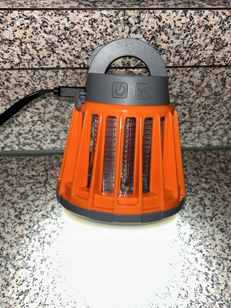 LED Camping Lantern Bug Zapper USB Rechargeable Mosquito Killer Light