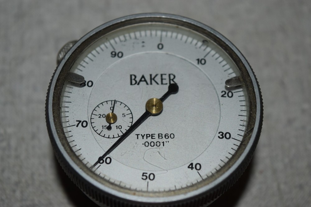BAKER B60 Dial Indicator .0001"