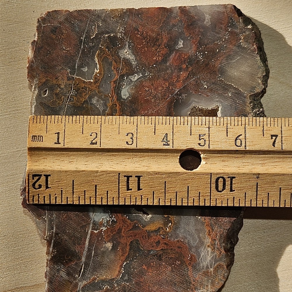 Moss Agate Oregon Lapidary Slab 73 Grams