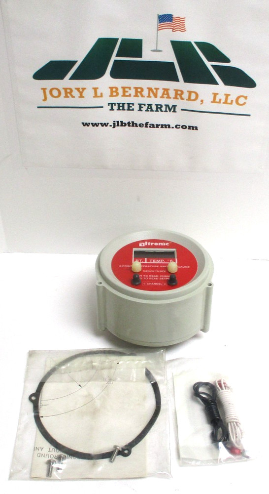 ALTRONICS  , DPYH-1392DF , 2-POINT TEMPERATURE SWITH & GAUGE ,  SURPLUS