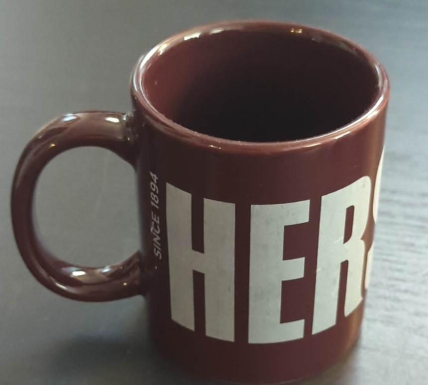 11 oz Hershey's Chocolate Coffee Cup Mug Dark Brown