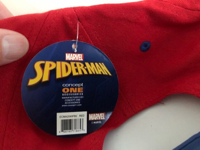Spider-Man Spiderman Marvel Baseball Cap Hat Adjustable Snapback New NWT