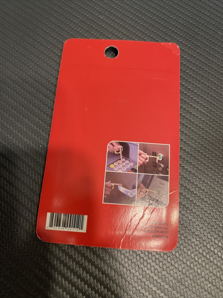 Easy and Safe Touch Free Tool - Safe Way to Avoid Germs Keychain