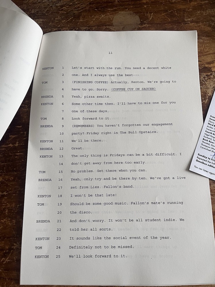 The Archers BBC Radio 4 Signed Script (2009) – Multi Cast Autographs