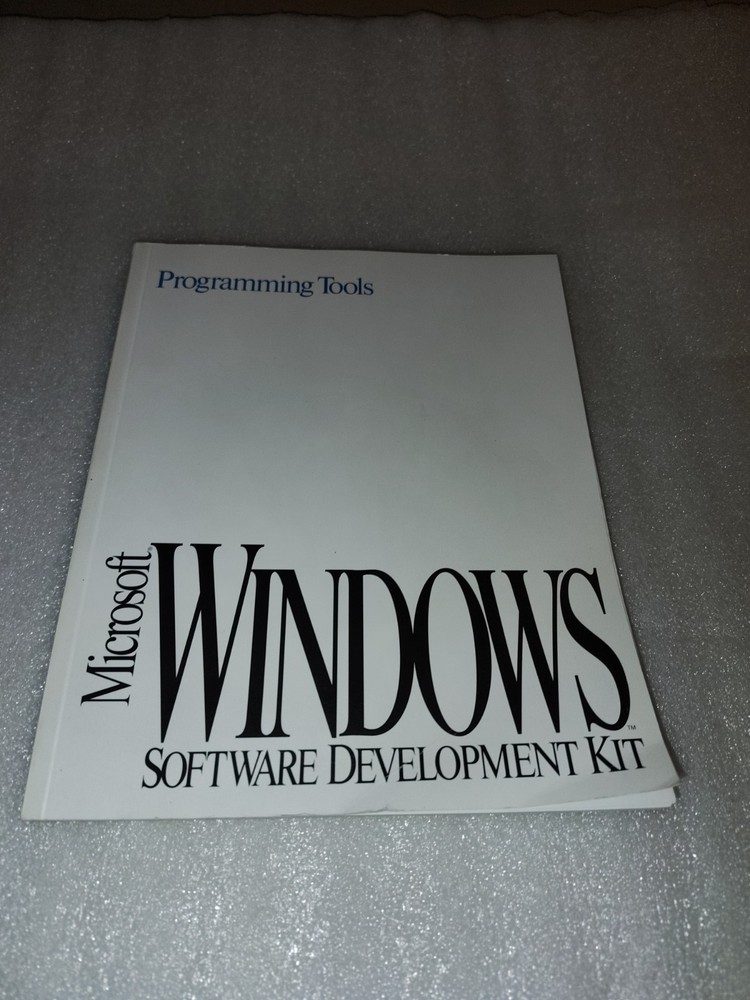 Microsoft Windows 3.1 SDK Manual Lot C/C++ 7.0 Win32 API Development kit partial