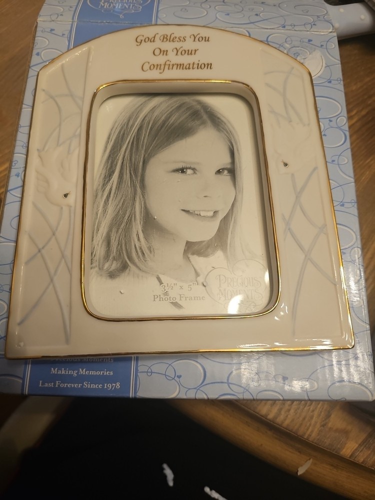 Precious Moments Confirmation Frame 3 1/2” X 5”