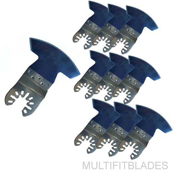 10 X Quick Release Window Glass De-Glazing Knife-DeWalt, Porter Cable Multi-Tool