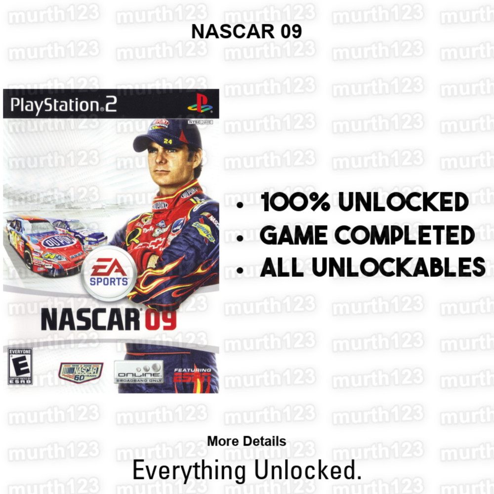NASCAR Racing PS2 Save Files