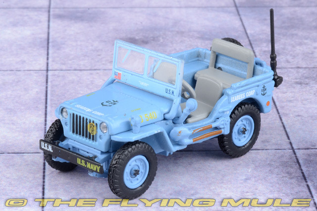 Oxford Diecast 1:76 Jeep USN Seebees