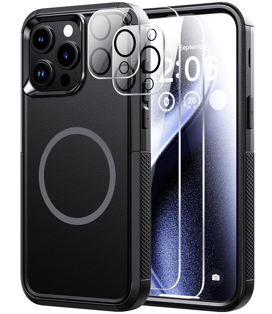 Diverbox for iPhone 15 pro max case - [Compatible with MagSafe] [with Screen Pro