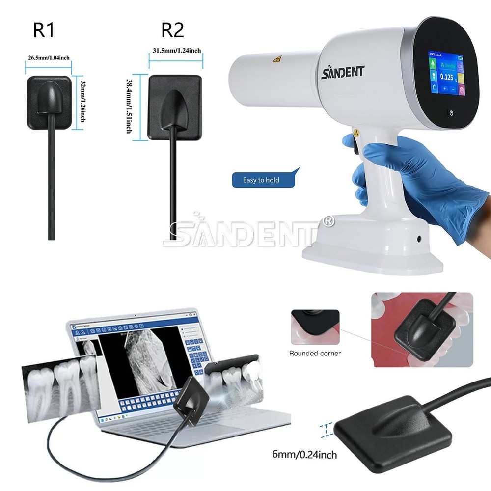Dental Portable Ray Digital Machine w/ Shield Rayo Imaging System/RVG Sensor