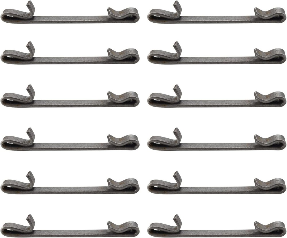 12 Pcs Early 2'' Double Loop Style Tool Box Drawer Slide Retaining Keeper Clips