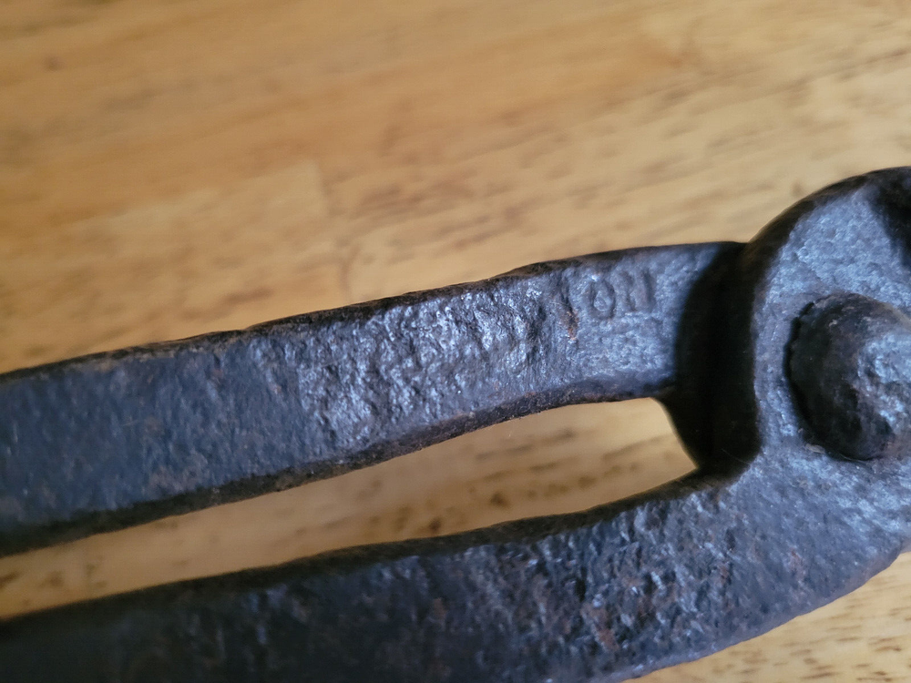 Antique 14" Hand Forged Iron Blacksmithing Reloading Tool Farm Barn Rustic