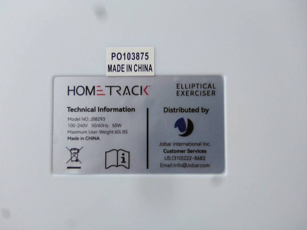 Home Track Elliptical Exerciser