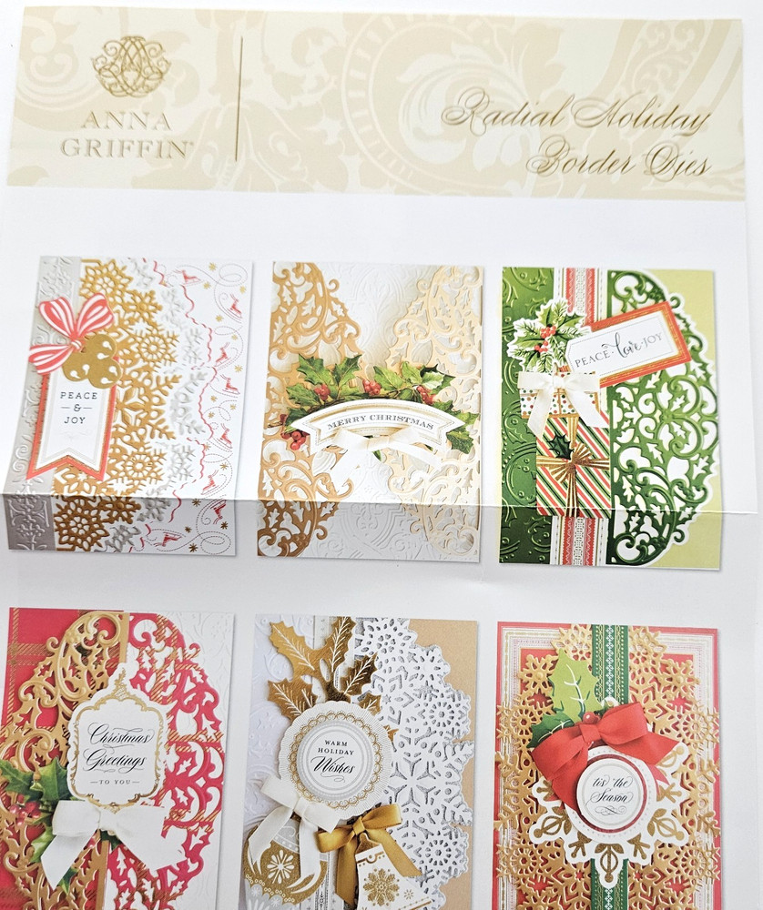 Anna Griffin Radial Holiday Border Dies