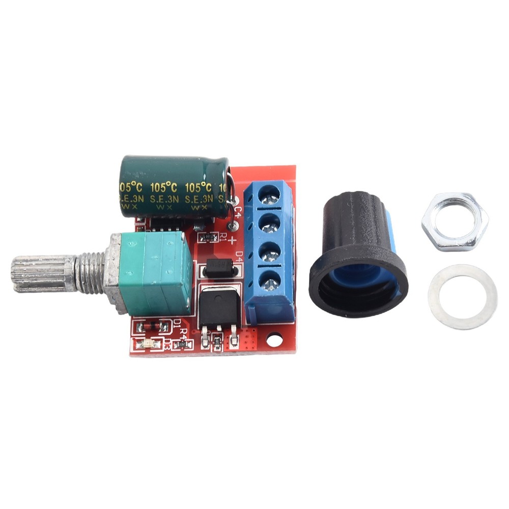 Advanced Speed Control Switch for DC Motor Compact Design Adjustable Output