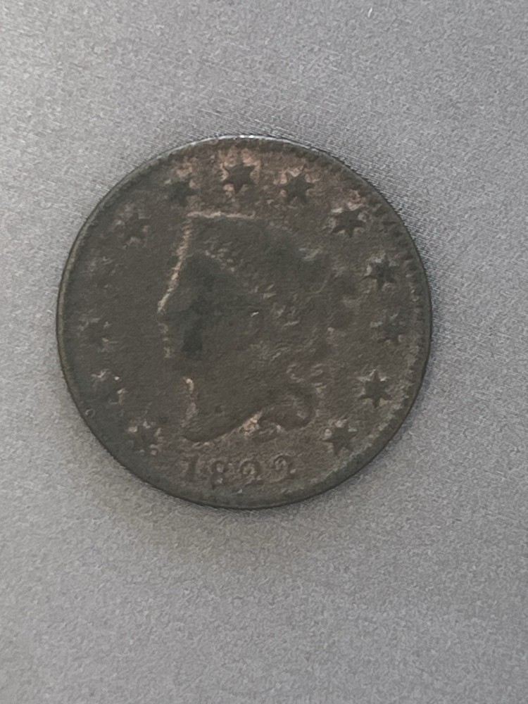 1822 Coronet Head Large Cent #8133