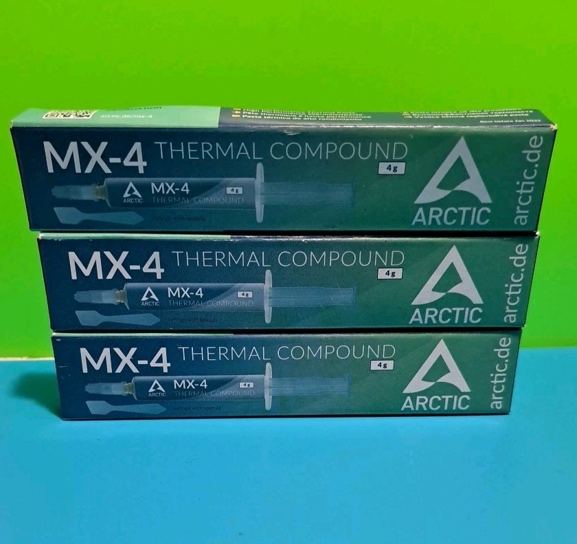 Arctic MX-4 Thermal Paste 4g – For All Processors –  3 Boxes