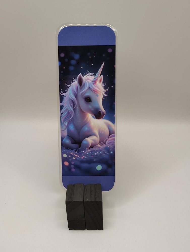 Moonlit Unicorn – Laminated Bookmark