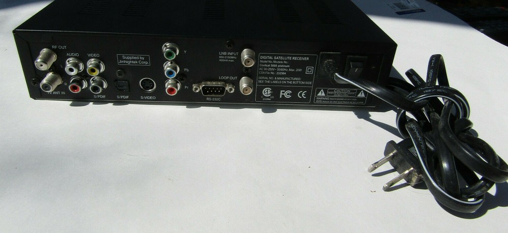 Coolsat 5000 Platinum Digital FTA Satellite Receiver - without Remote - Tested