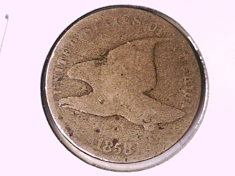 1858 Flying Eagle Cent Genuine Raw Ungraded 01146