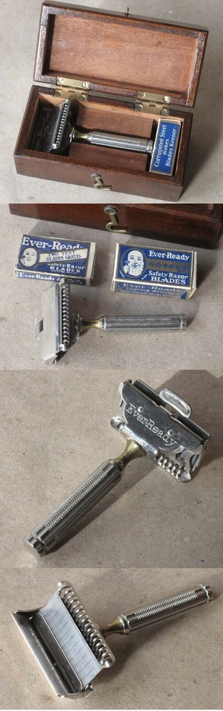 ANTIQUE LUXURY SAFETY RAZOR EVER-READY