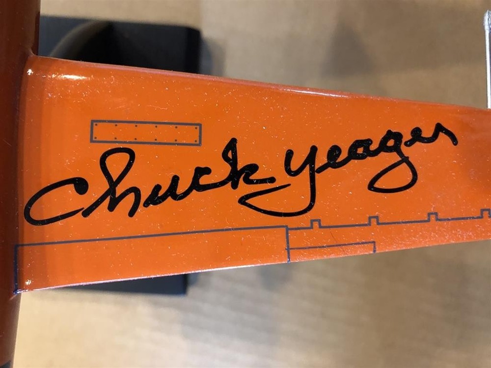 Chuck Yeager Signed Bell X-1 Model Airplane