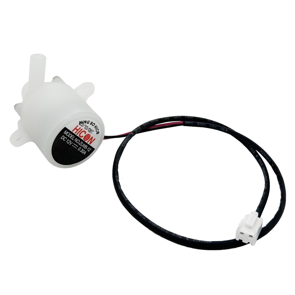 DC 12V Ice Maker Machine Water Pump Replacement for Igloo NewAir Watoor White