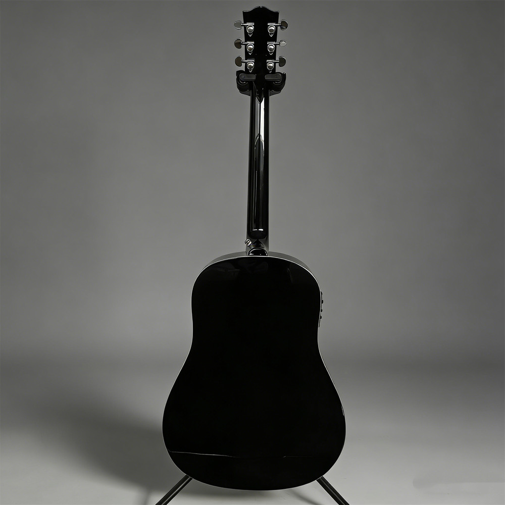 Custom J45 lectric Acoustic Guitar Solid Spruce Top Chrome Hardware Fast Ship