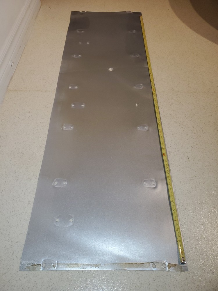 Silver 16"x16" Floor Tom Drum Shell *WRAP* - 6 Lug Drum Wrap - Save $