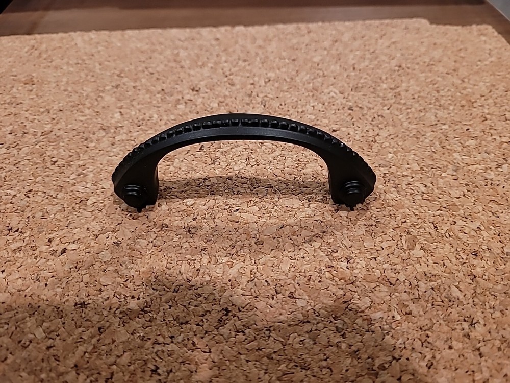 3 In CC Matt Black Center Rope Design Drawer Pull