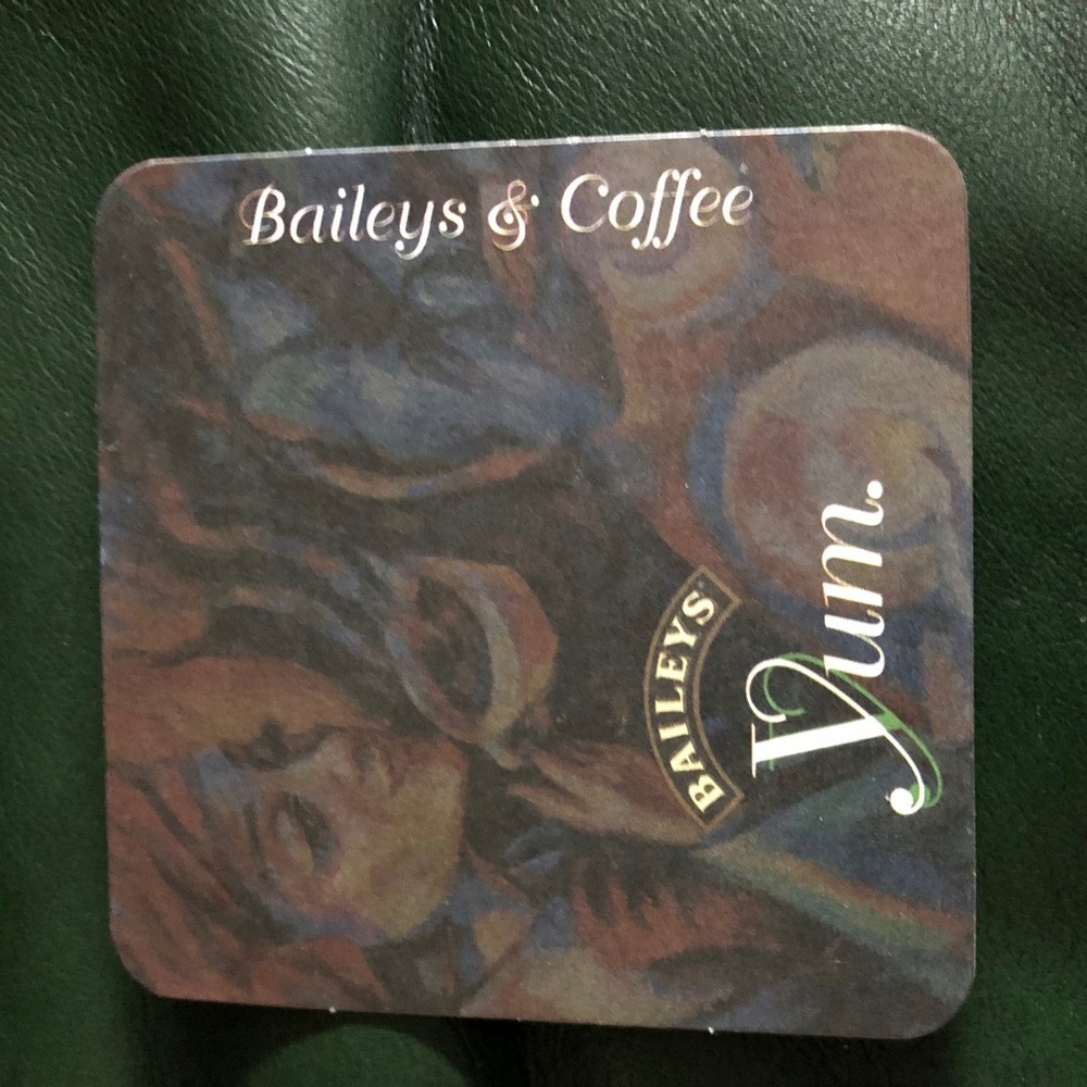 BEER COASTERS LOT 1 BAILEYS OVERSIZED