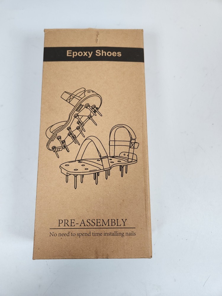 Epoxy Shoes, Fully Assembled Gunite Spiked Shoes