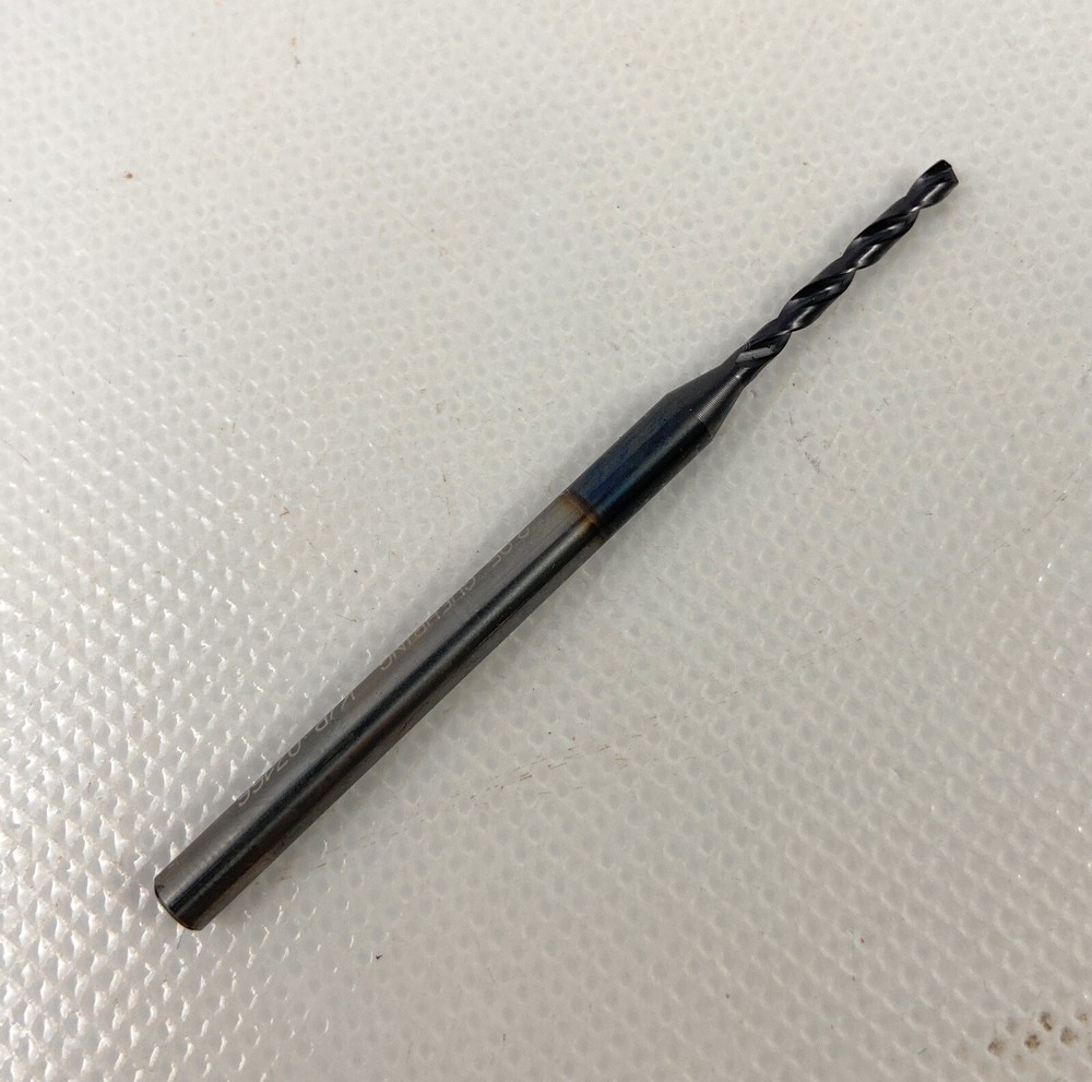 ☀️Guhring 6401 7xD, 2.05mm (.0807 in) Precision Solid Carbide Micro Drill Bit