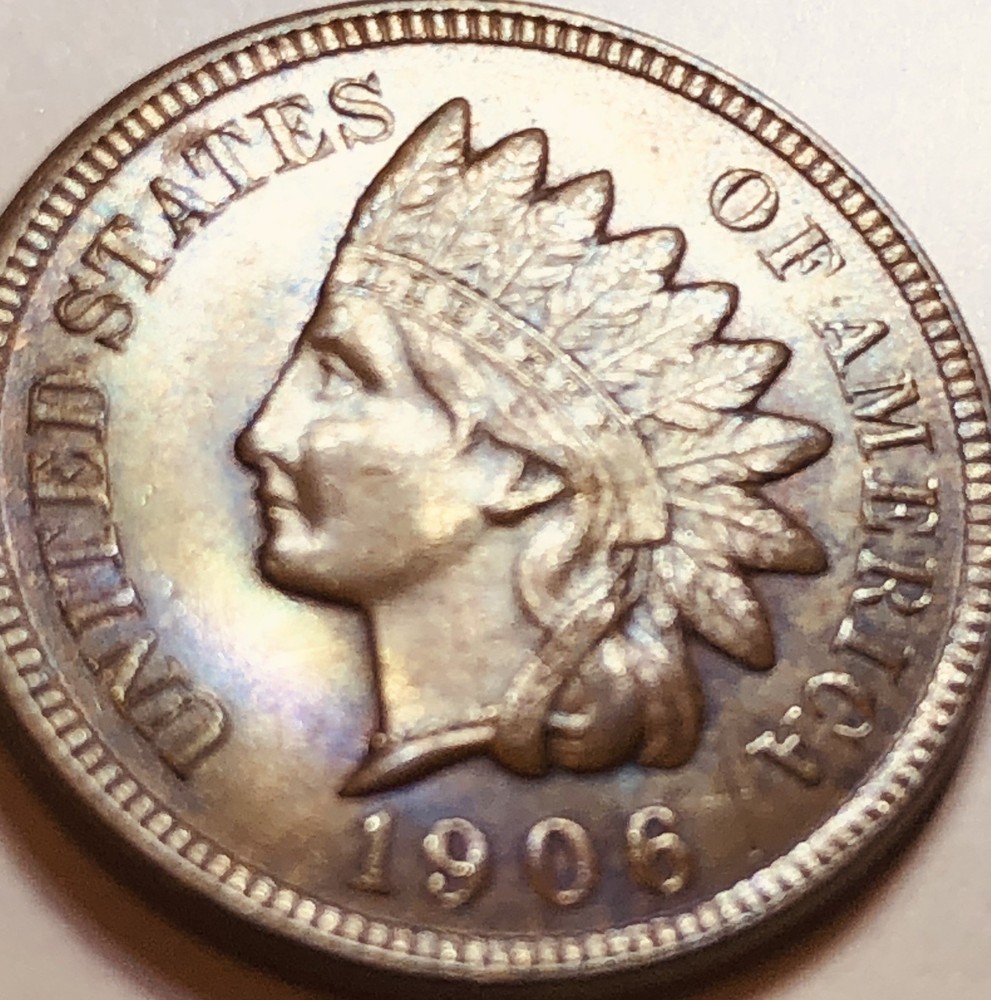 1906 1C RB Indian Cent Brilliant Uncirculated