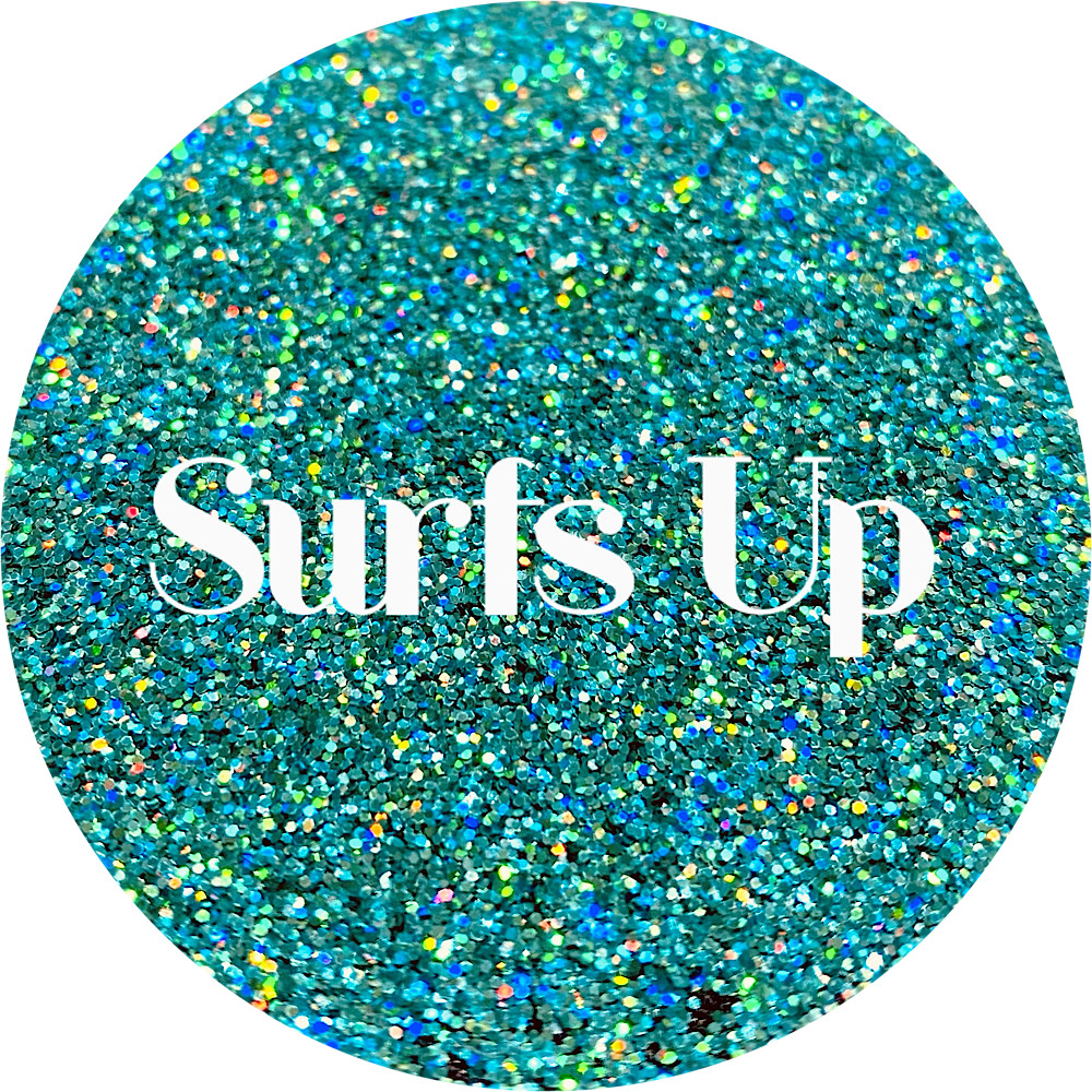 Premium Polyester Glitter - Teal Aqua Holographic