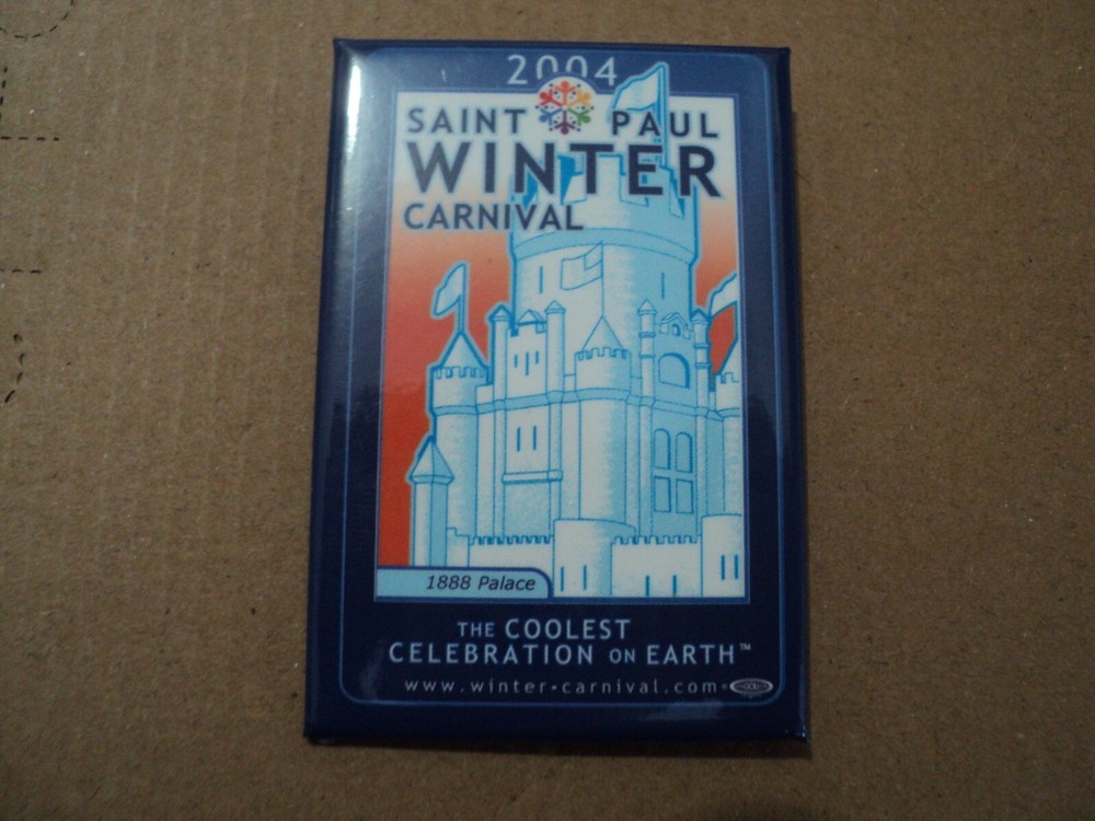 2004 St. PAUL WINTER CARNIVAL Pinback Button 1888 Palace