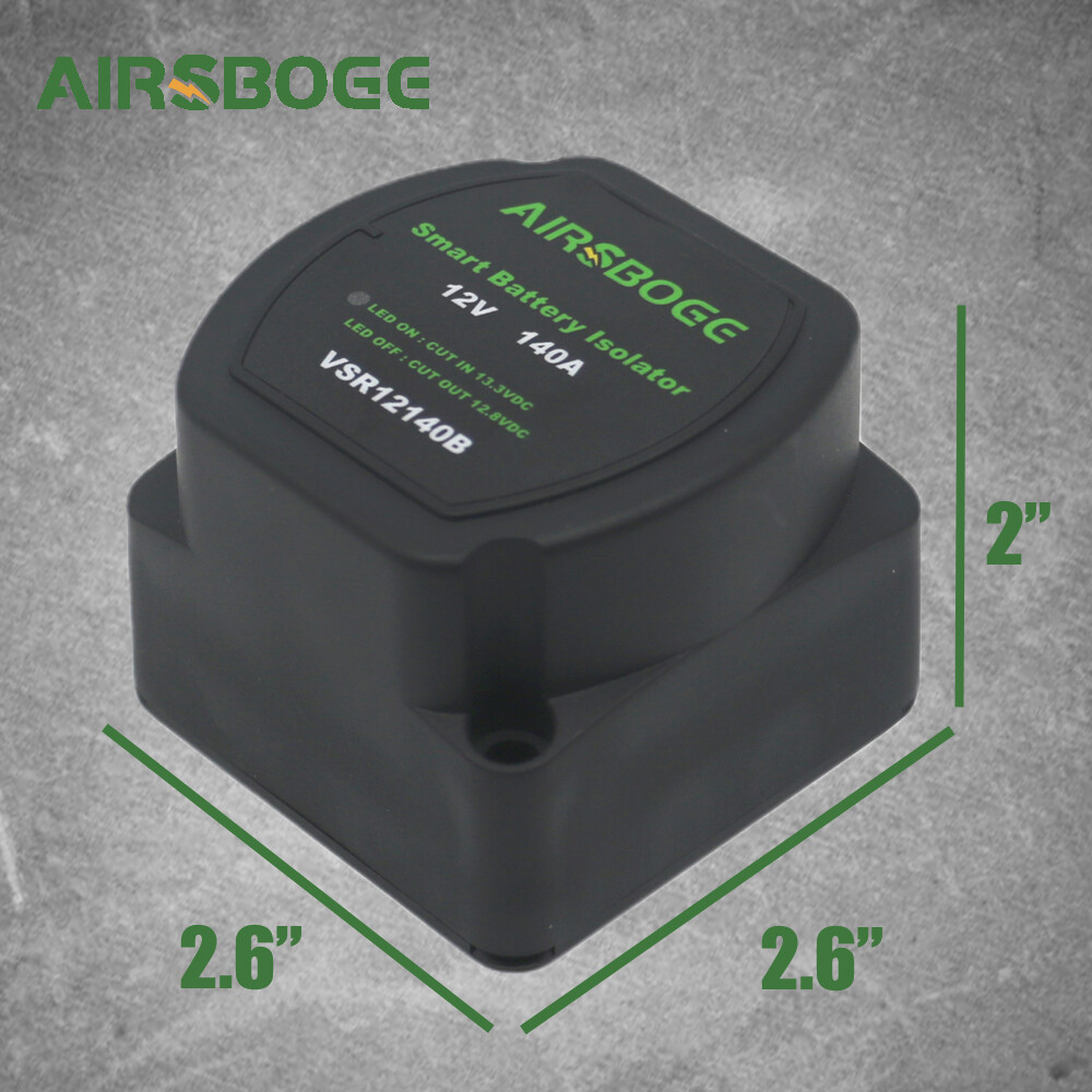 12V 140A Smart Waterproof Dual Battery Isolator Switch Voltage Sensitive Relay