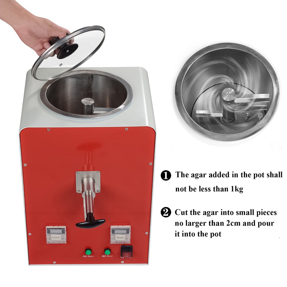 1100W Fully Dental Automatic Agar Mixer Stirrer Gel Duplicating Machine 5L