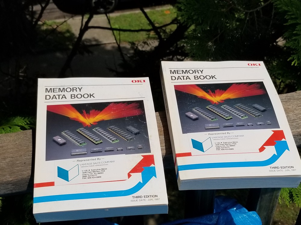 1 OF 2 VINTAGE ELECTRONICS BOOKS DATA OKI MEMORY 3RD EDITION 1987