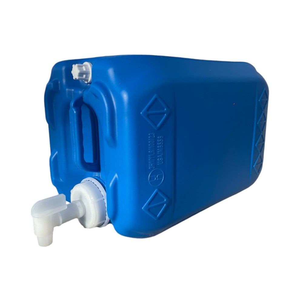 5 Gallon Plastic Headpack with Cap & Faucet-Stackable-Home Brewing-Water Storage